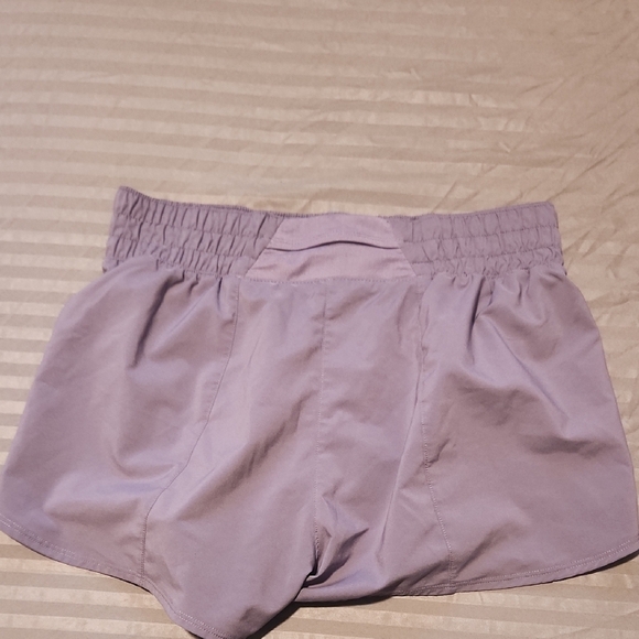 Nike Women's Lavender Athletic Shorts - Picture 2 of 3